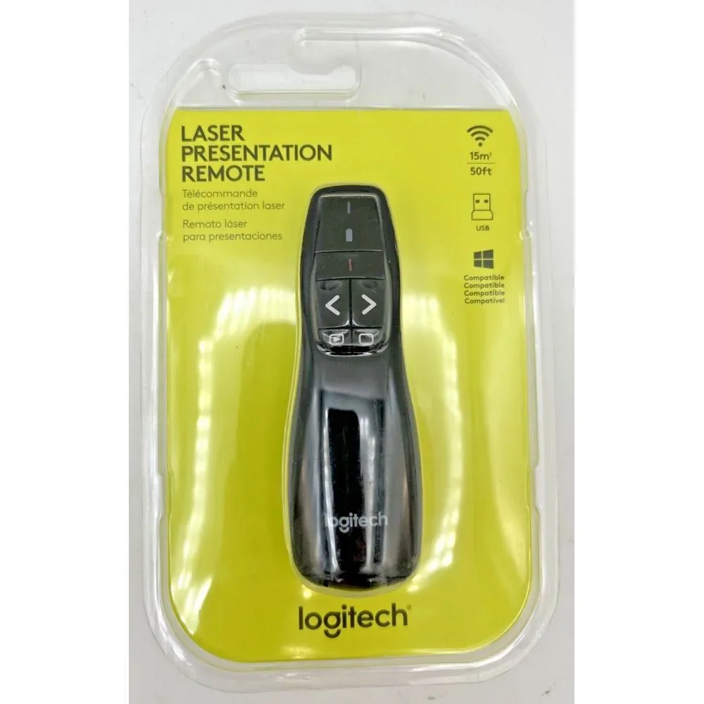 Logitech Laser Presentation Remote R-R0008 NIB‎